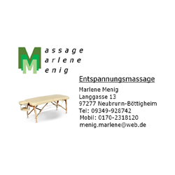 Marlene Menig, Entspannungsmassagen (Logo)