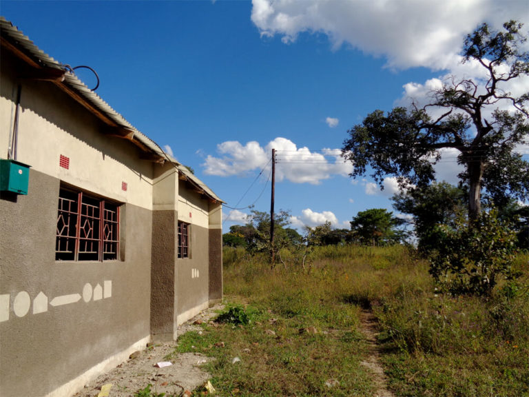 Bau der primary school in St. Kalemba, Sambia 2014