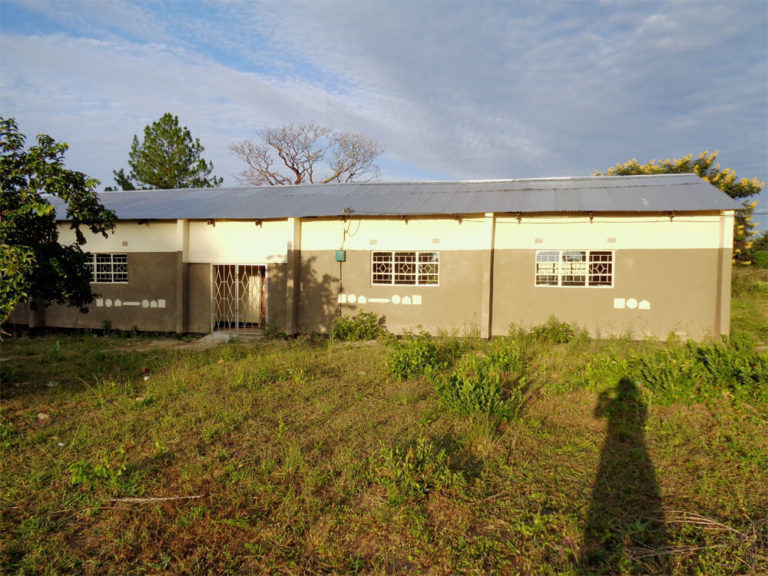 Bau der primary school in St. Kalemba, Sambia 2015