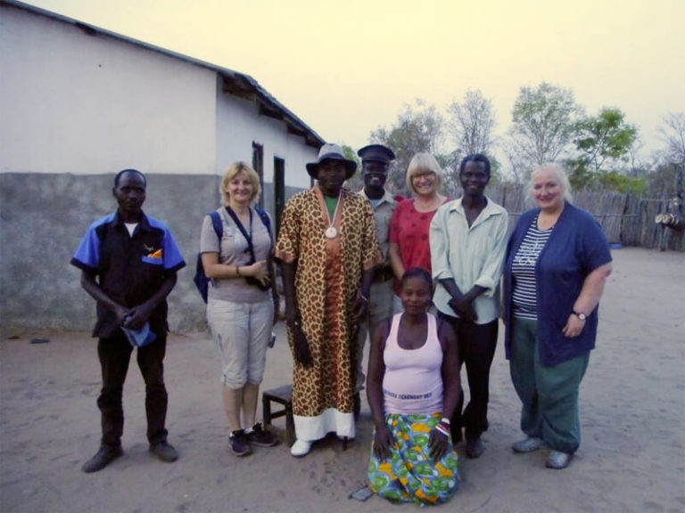 Besuch beim Chief, Sambia 2017