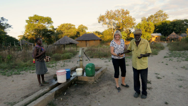 Besuch beim Headmen, Sambia 2018