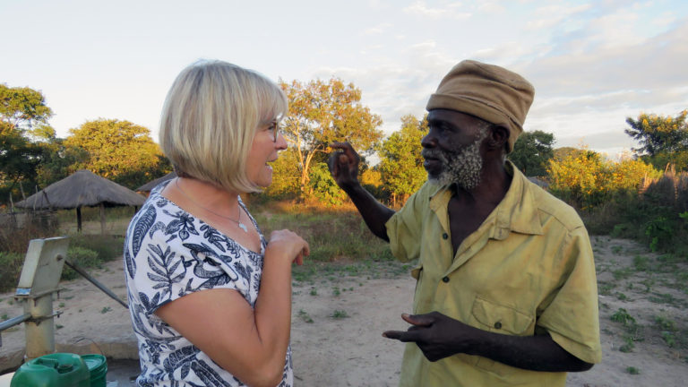 Besuch beim Headmen, Sambia 2018