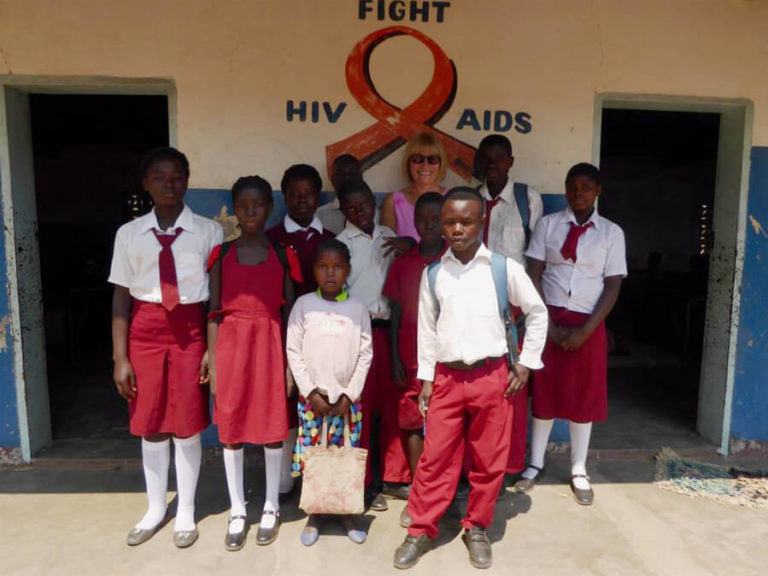 Besuch der Kaula Primary School, Sambia 2016