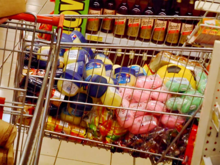 Einkaufen in Luanshya, Sambia 2017