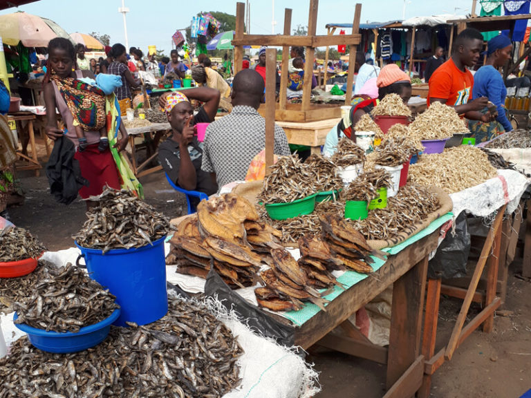 Einkaufen in Solwezi, Sambia 2019