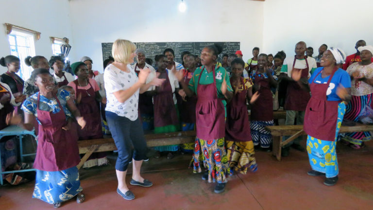 Einweihungsfest der Sewing-School, Sambia 2018
