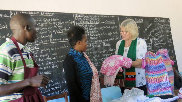 Einweihungsfest der Sewing-School, Sambia 2018