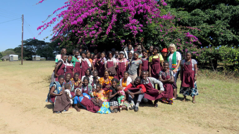 Einweihungsfest der Sewing-School, Sambia 2018