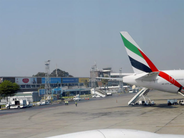 Flughafen Lusaka, Sambia 2017