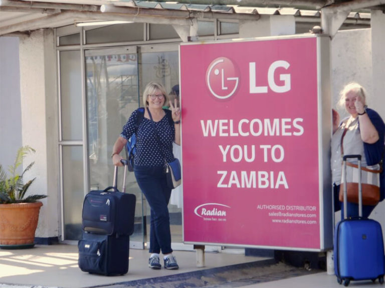 Flughafen Lusaka, Sambia 2017