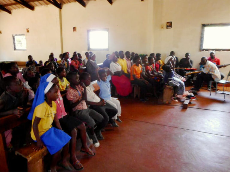 Mittagessen in St. Kalemba, Sambia 2017