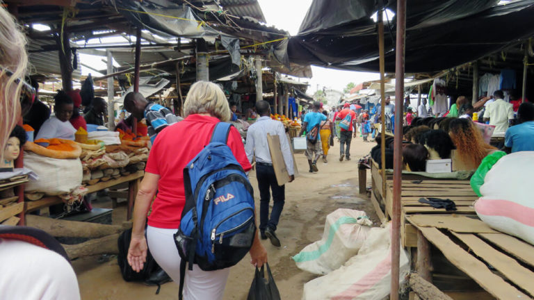 Markt in Kitwe, Sambia 2018