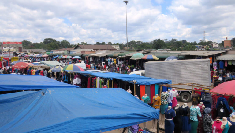 Markt in Kitwe, Sambia 2018