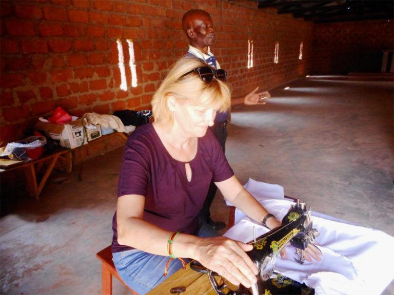 Nähschule in St. Kalemba, Sambia 2017