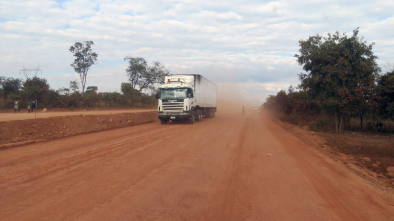 Solwezi-Road, Sambia 2018