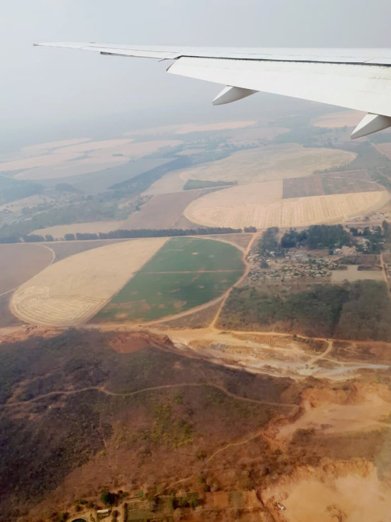 Flug, Sambia 2019