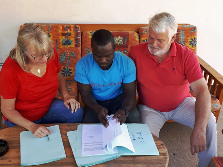 Gründung des Partnervereins, Sambia 2019