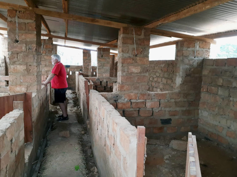 Schweinestall der Kaula School, Sambia 2019