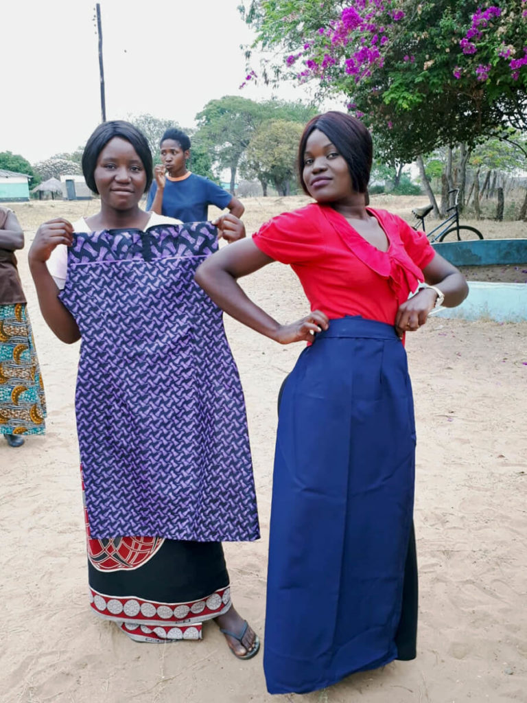 Näherinnen in St. Kalemba, Sambia 2019