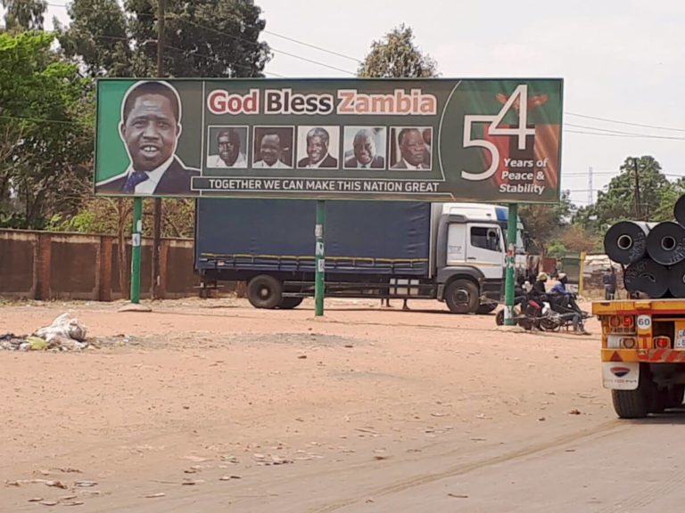 Straßenrand, Sambia 2019
