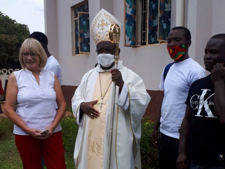 Anita, Bishop Kasonde, Brian, Charles