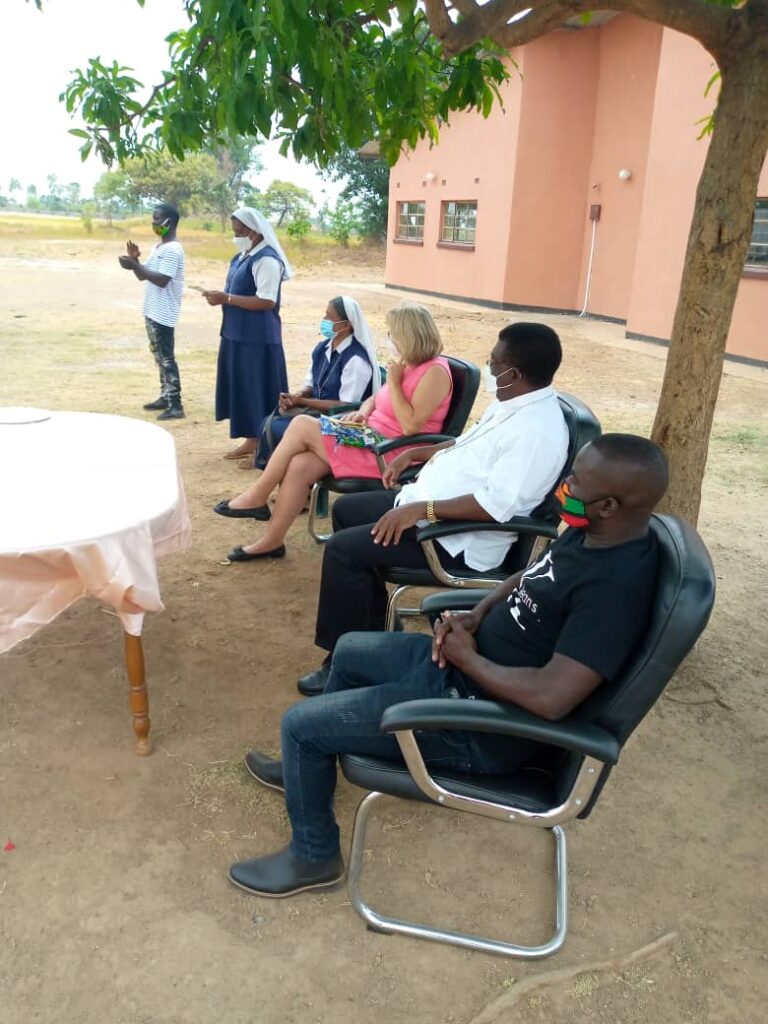Empfang bei Bishop Kasonde