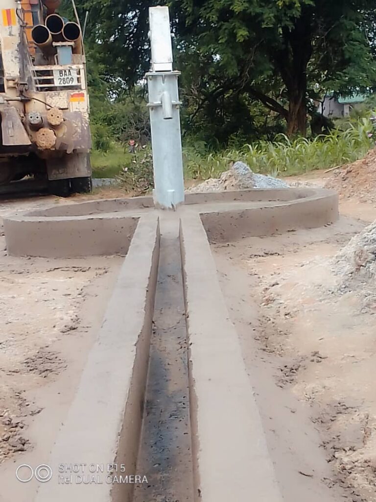 ... und fertig ist der Brunnen!