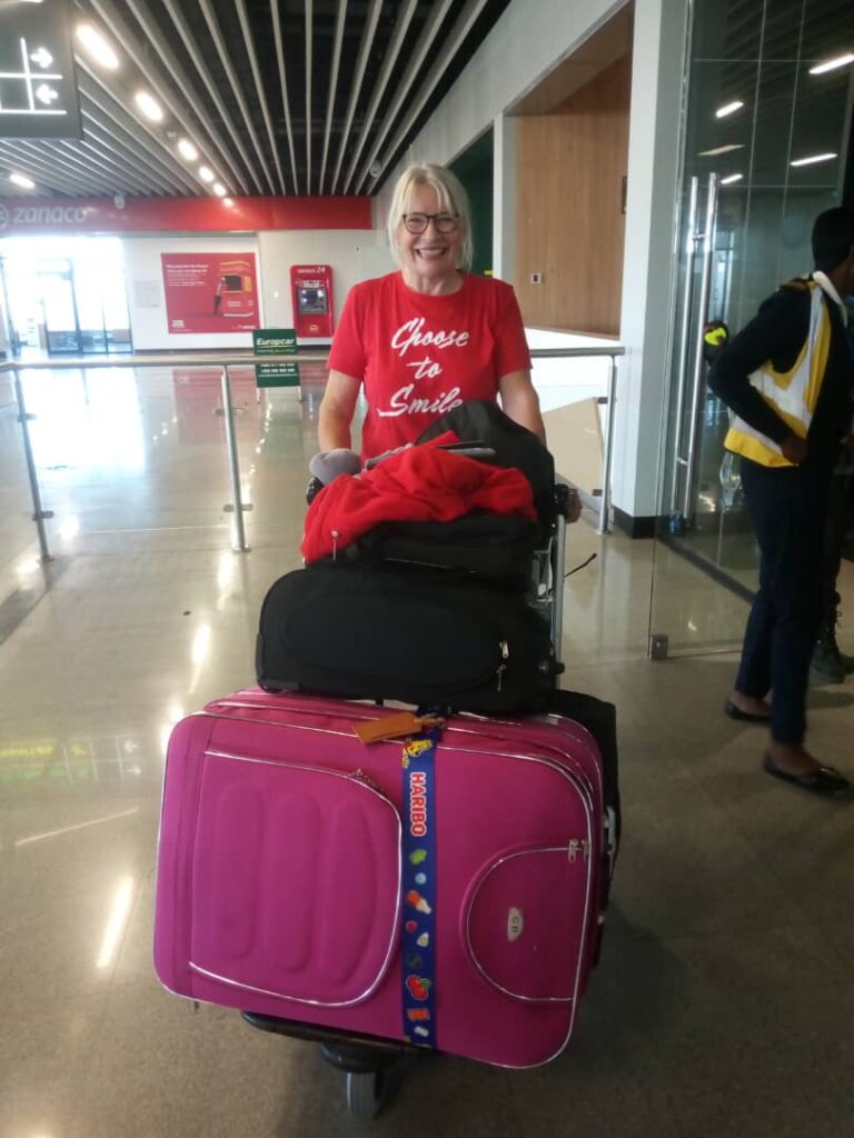 Anita kommt in Ndola an