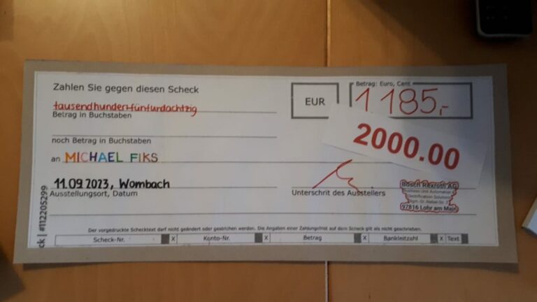 Spende Bosch Rexroth AG