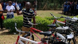 Die Räder werden gesegnet