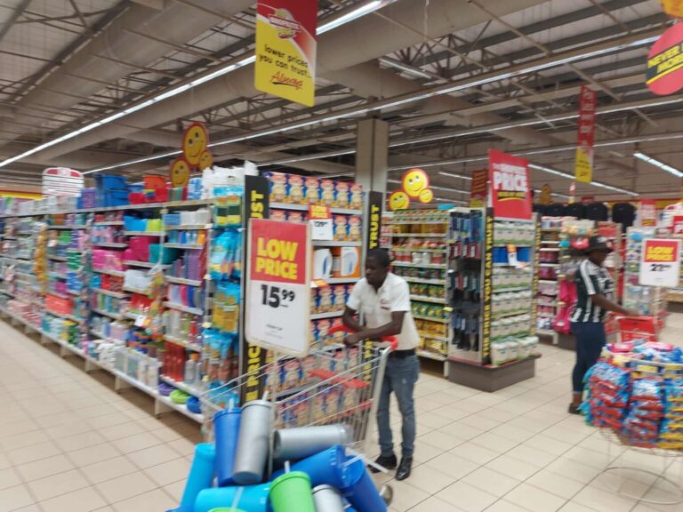 Im Supermarkt.
