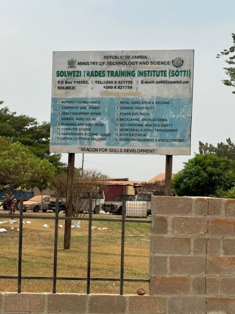 Das Ausbildungszentrum in Solwezi.