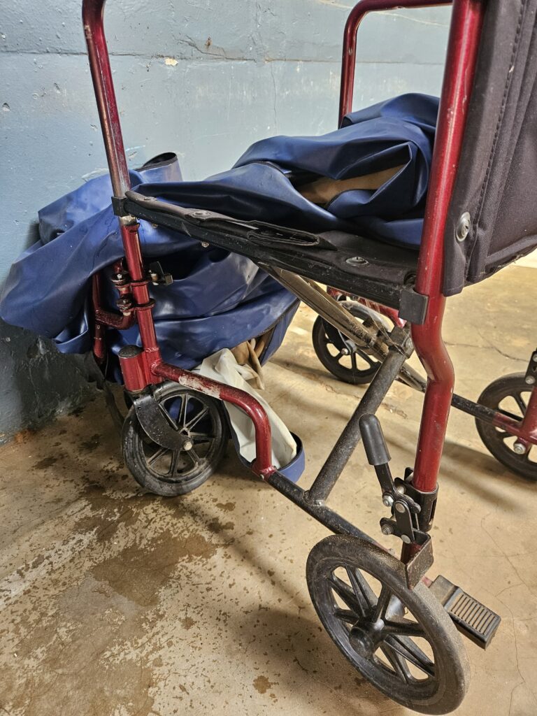 Rollstühle im Krankenhaus ...