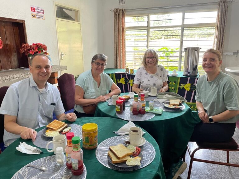 Nochmal gut frühstücken.